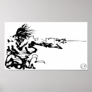 Póster Poster del samurai