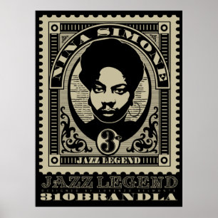 Póster Poster del sello de Nina Sione