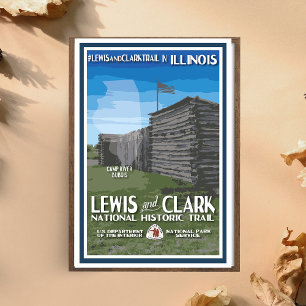 Póster Poster del Sendero Histórico Nacional Lewis and Cl
