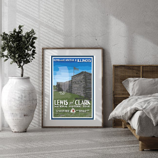 Póster Poster del Sendero Histórico Nacional Lewis and Cl
