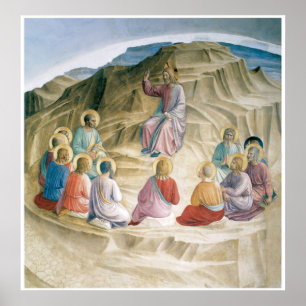 Póster Poster del sermón de la montaña