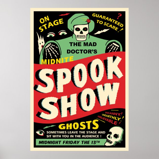 Póster Poster del show de Spook de Midnite (Frente)
