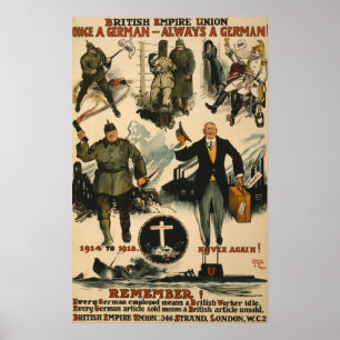 Póster Poster del sindicato del imperio británico