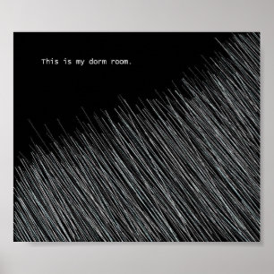 Póster Poster del sitio del dormitorio