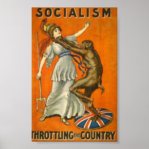 Póster Poster del socialismo