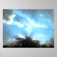 POSTER DEL SOL DE AJUSTE GLORIOSO