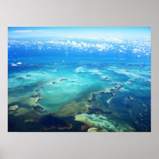 Póster Poster del sueño turquesa - Cayos de Florida