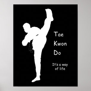 Póster Poster del Taekwondo