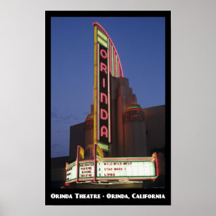 Póster Poster del teatro 11x17 de Orinda