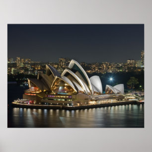 Póster Poster del teatro de la ópera de Sydney