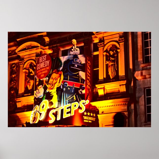 Póster Poster del Teatro de Londres Piccadilly (1843 colo (Frente)