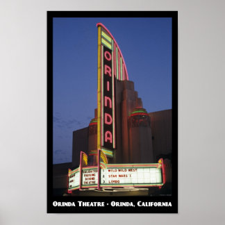Póster Poster del Teatro Orinda 11x17