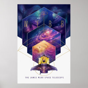Póster Poster del Telescopio Espacial James Webb.
