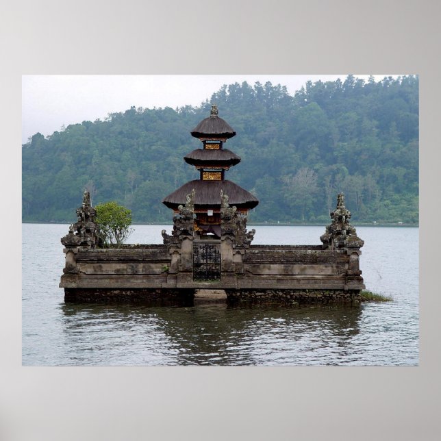 Póster Poster del Templo 1 de Bali (Frente)