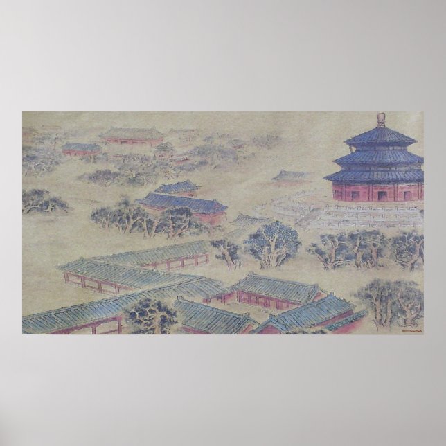 Póster Poster Del Templo Del Cielo (Frente)