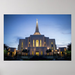 Póster Poster del templo Gilbert Arizona LDS