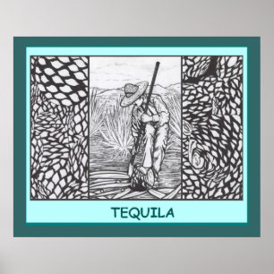 Póster Poster del Tequila
