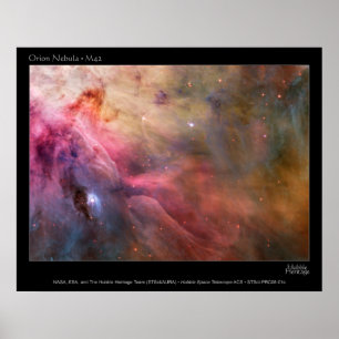 Póster Poster del TGV de la nebulosa M42 de Orión