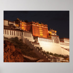 Póster Poster del Tíbet del Palacio Potala