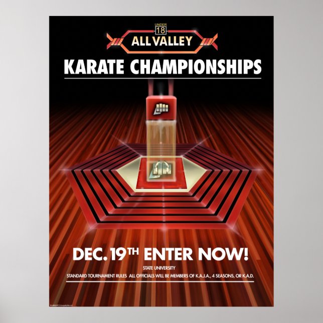 Póster Poster del Torneo de All Valley (Frente)