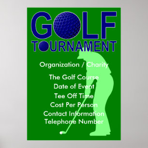 Póster Poster del Torneo de Golf