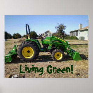 Póster poster del tractor