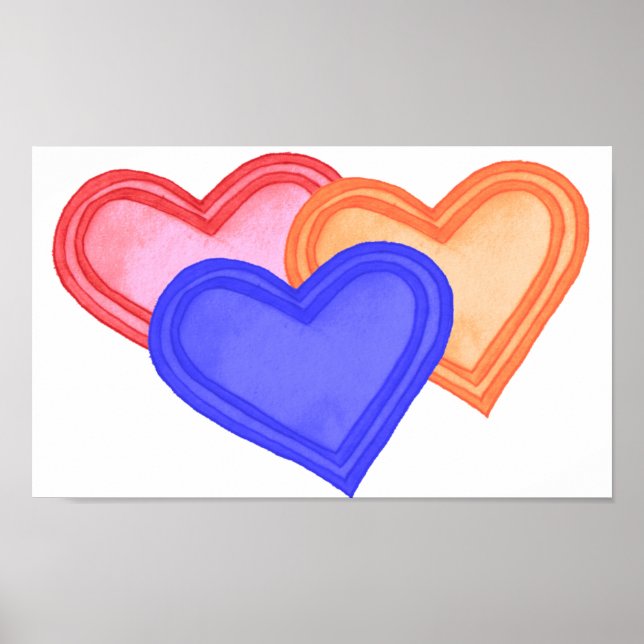 Póster Poster del trío cardiaco (Frente)