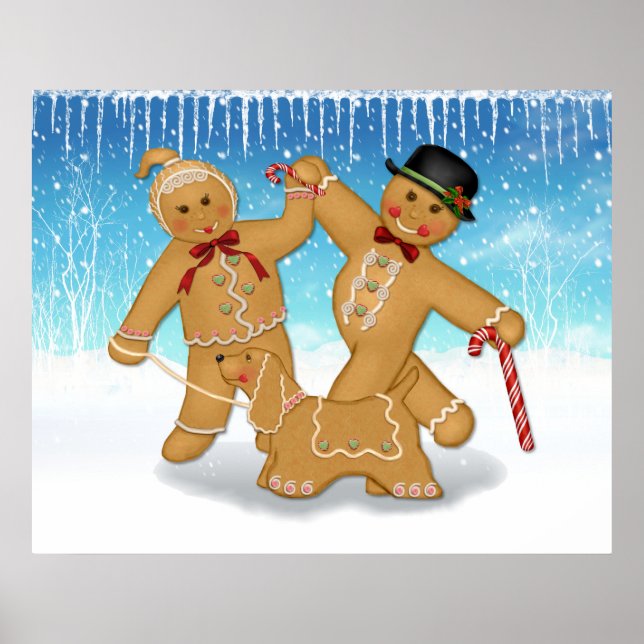 Póster Poster del Trio de Gingerbread (Frente)