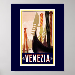 Póster Poster del turismo de Venezia