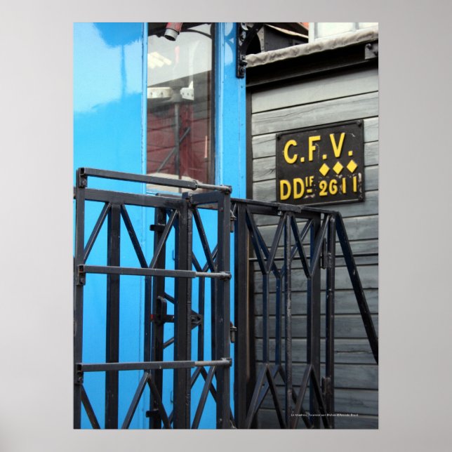 Póster Poster del Vagón Azul Le Mastrou (Frente)