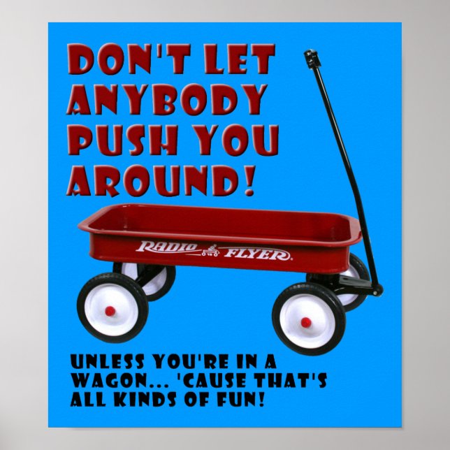 Póster Poster del vagón de lavado (Frente)