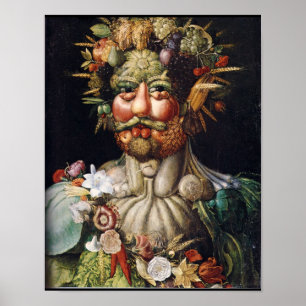 Póster Poster del Verdura-Man de Giuseppe Arcimboldo