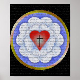 Póster Poster del verso de la confirmación