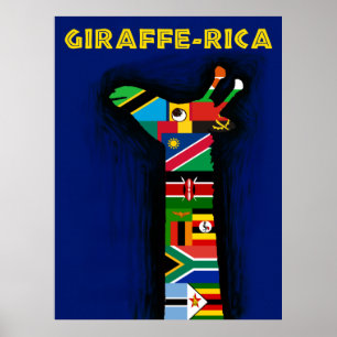 Póster Poster del viaje de África
