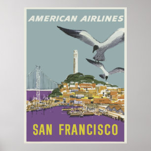Póster Poster del viaje del vintage - Estados Unidos