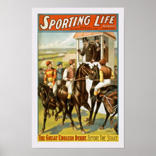 Póster Poster del vintage de la vida que se divierte
