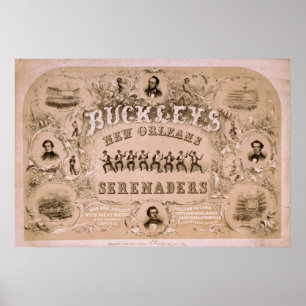 Póster Poster del VODEVIL de NEW ORLEANS Serenaders de