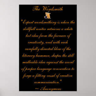 Póster Poster del Wordsmith
