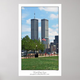 Póster Poster del World Trade Center