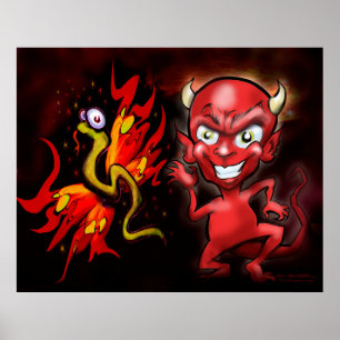 Póster Poster Demon and Butterfly