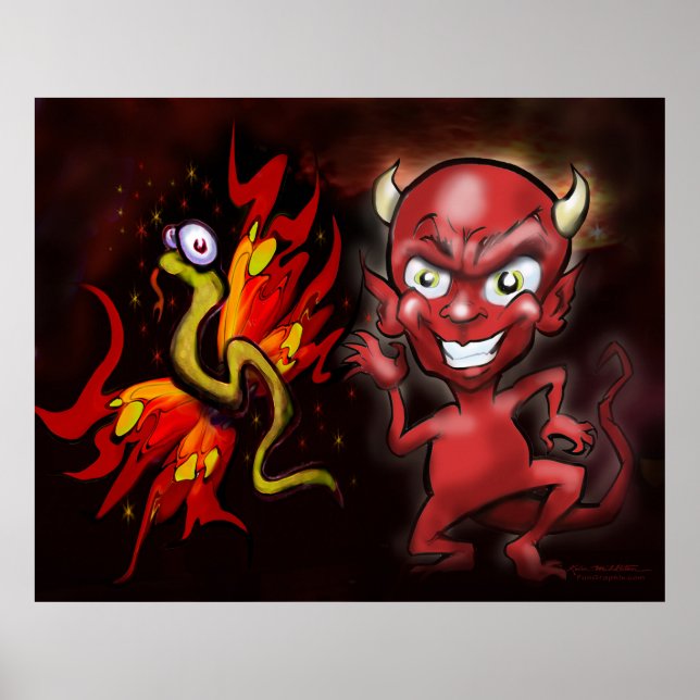 Póster Poster Demon and Butterfly (Frente)