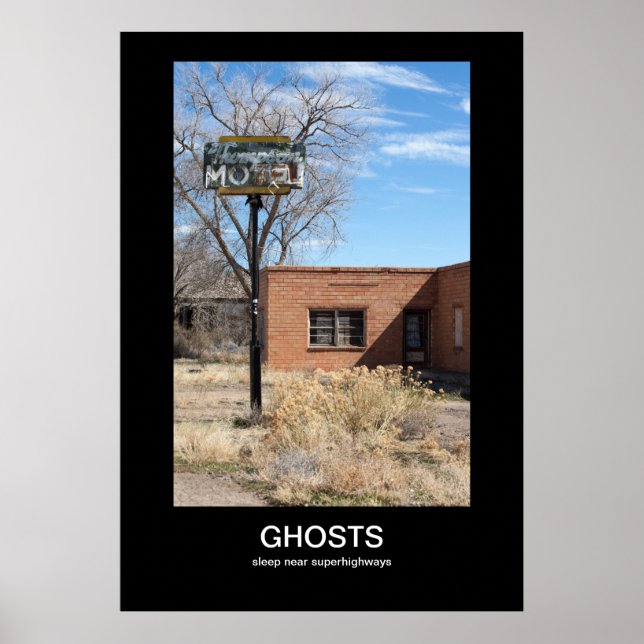 Póster Poster Demotivador de Fantasmas (Frente)