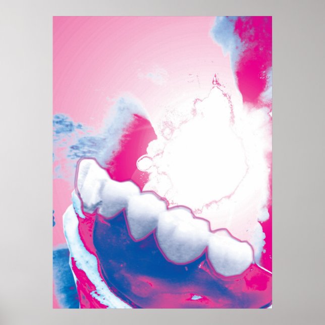 Póster Poster Dentista de diseño de modelo de dientes ori (Frente)
