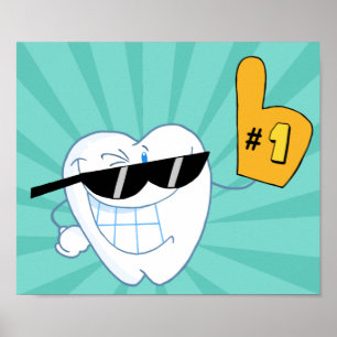 Póster Poster Dentista Número Uno