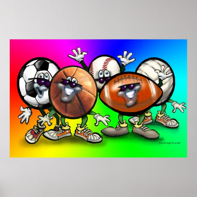 Póster Poster deportivo (Frente)