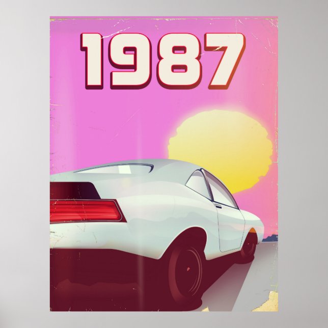 Póster poster deportivo de 1987 (Frente)