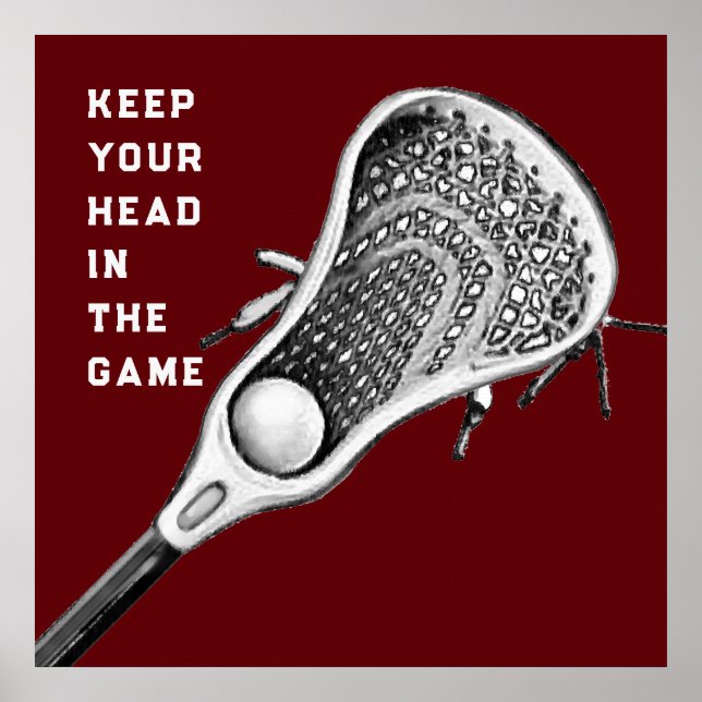 Póster Poster Deportivo Lacrosse (Frente)