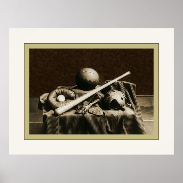 Póster Poster Deportivo Vintage (Frente)