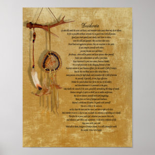 Póster Poster Desiderata dreamcatch