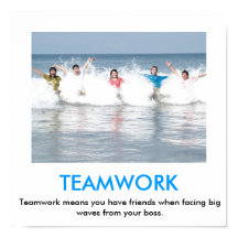 POSTER desmotivacional de TEAMWORK